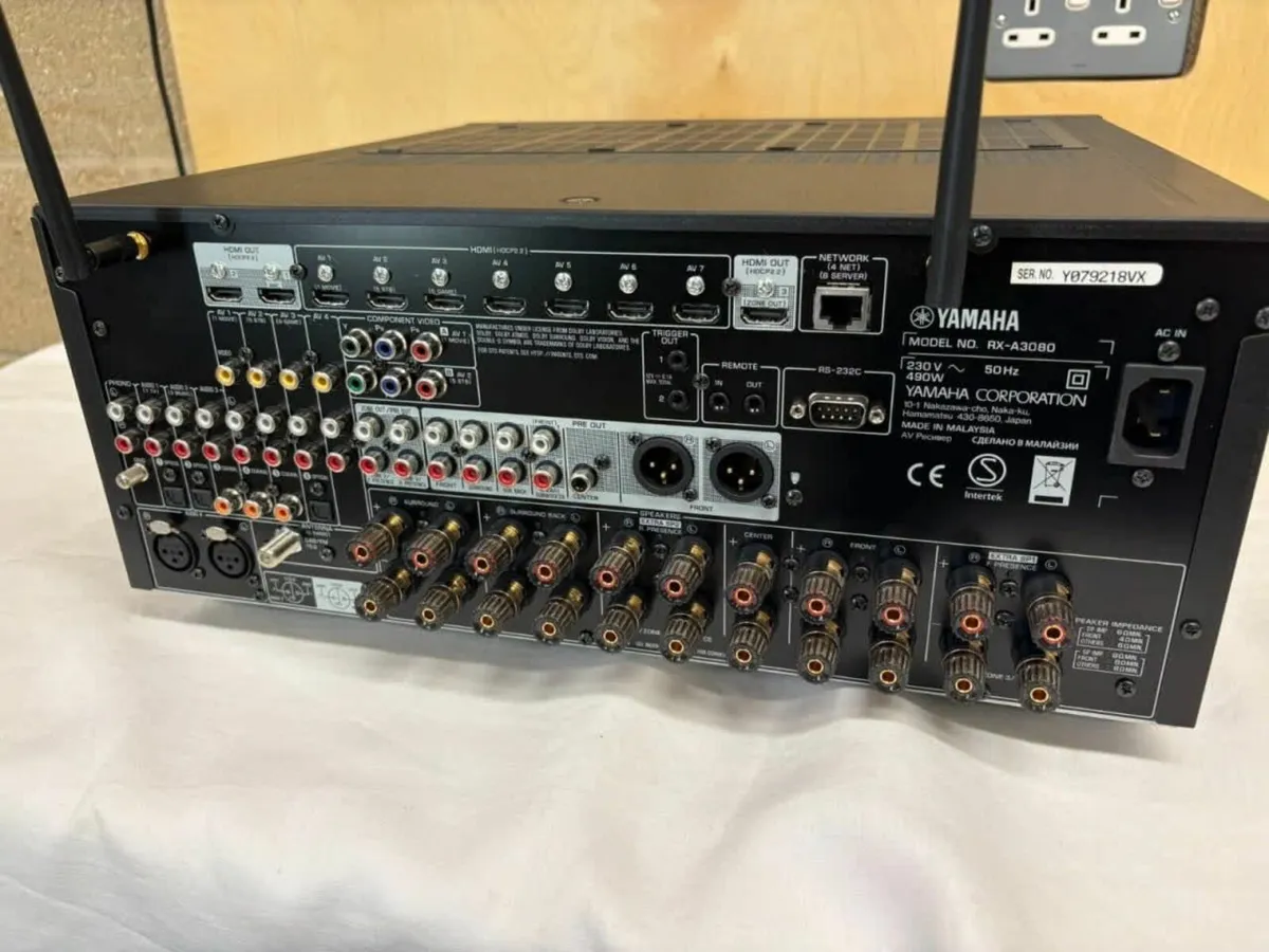 Yamaha Aventage RX-3080 Receiver AV Amplifier - Image 2