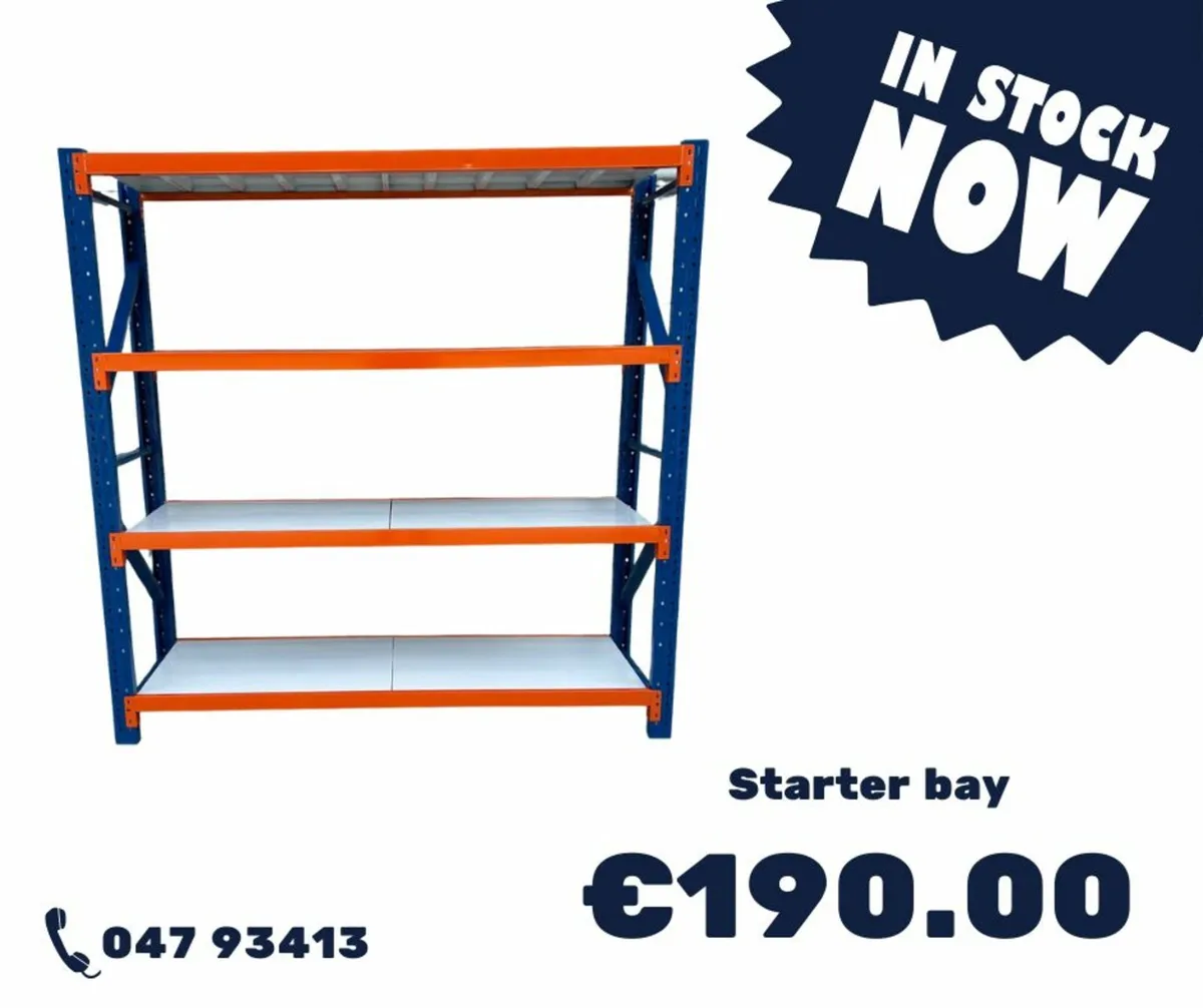 Bay of longspan shelving - Image 1