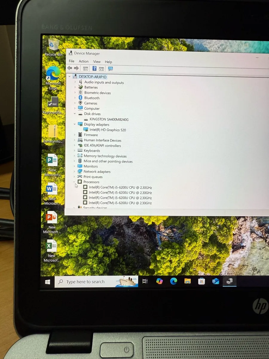 HP elitebook i5 16-256 win 10 - Image 3