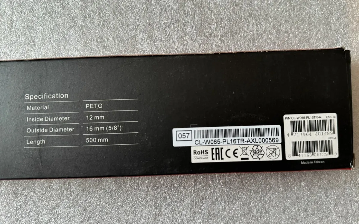 Thermaltake V-Tubler PETG Tube 5/8” (16mm) OD 1000 - Image 2