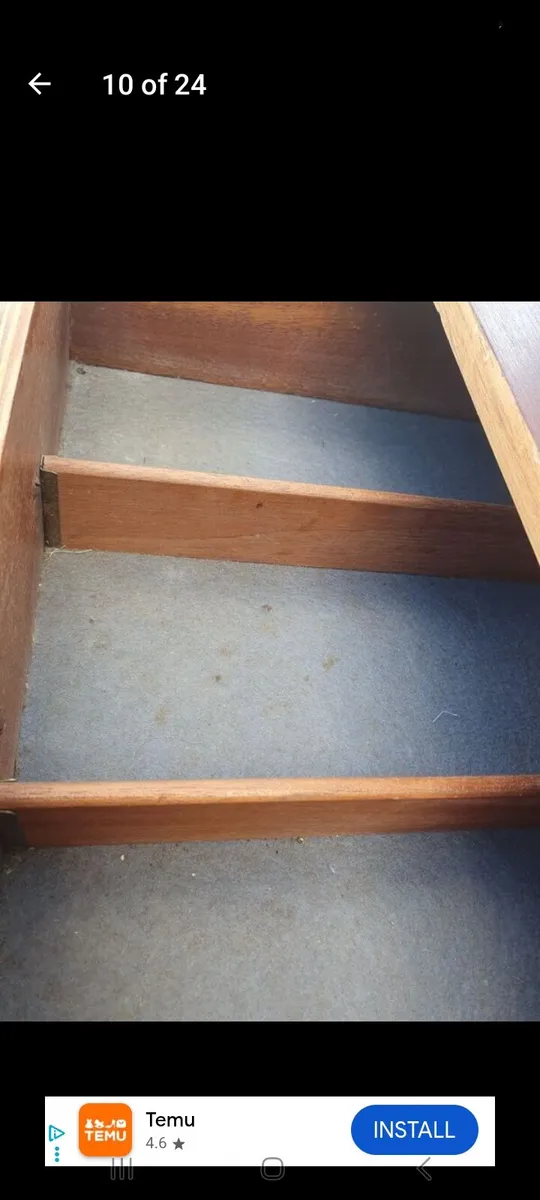 mid century teak shortboard - Image 2