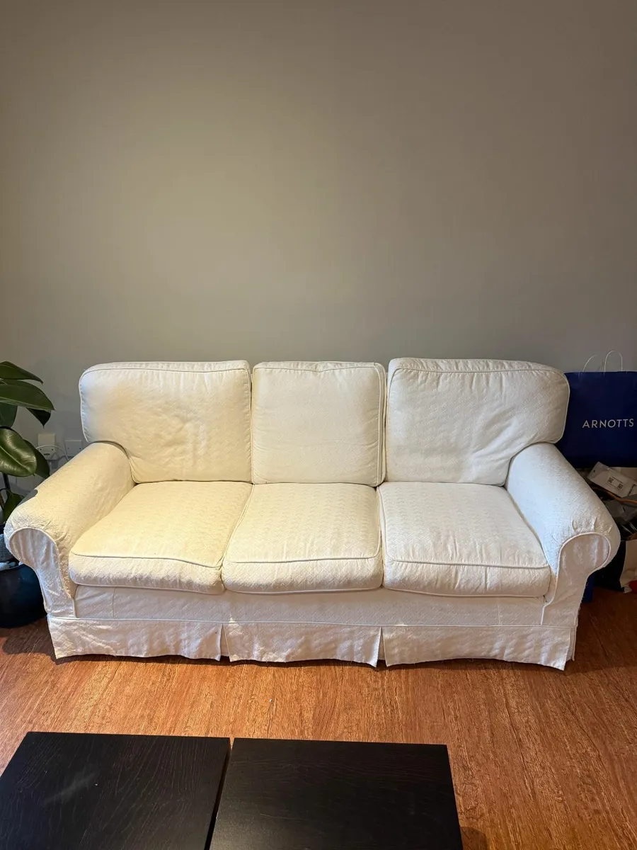 3 Seater Couches, Coffee Table & High Table - Image 2