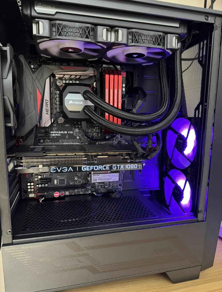Gaming PC  i7 7th gen, 16gb ram, gtx 1080ti 11gb - Image 1