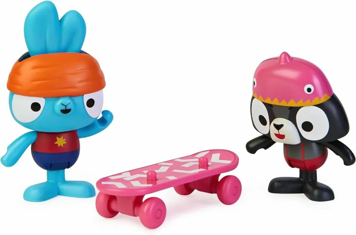 Brave Bunnies 2 Figures With Skateboard Pack Actio - Image 3