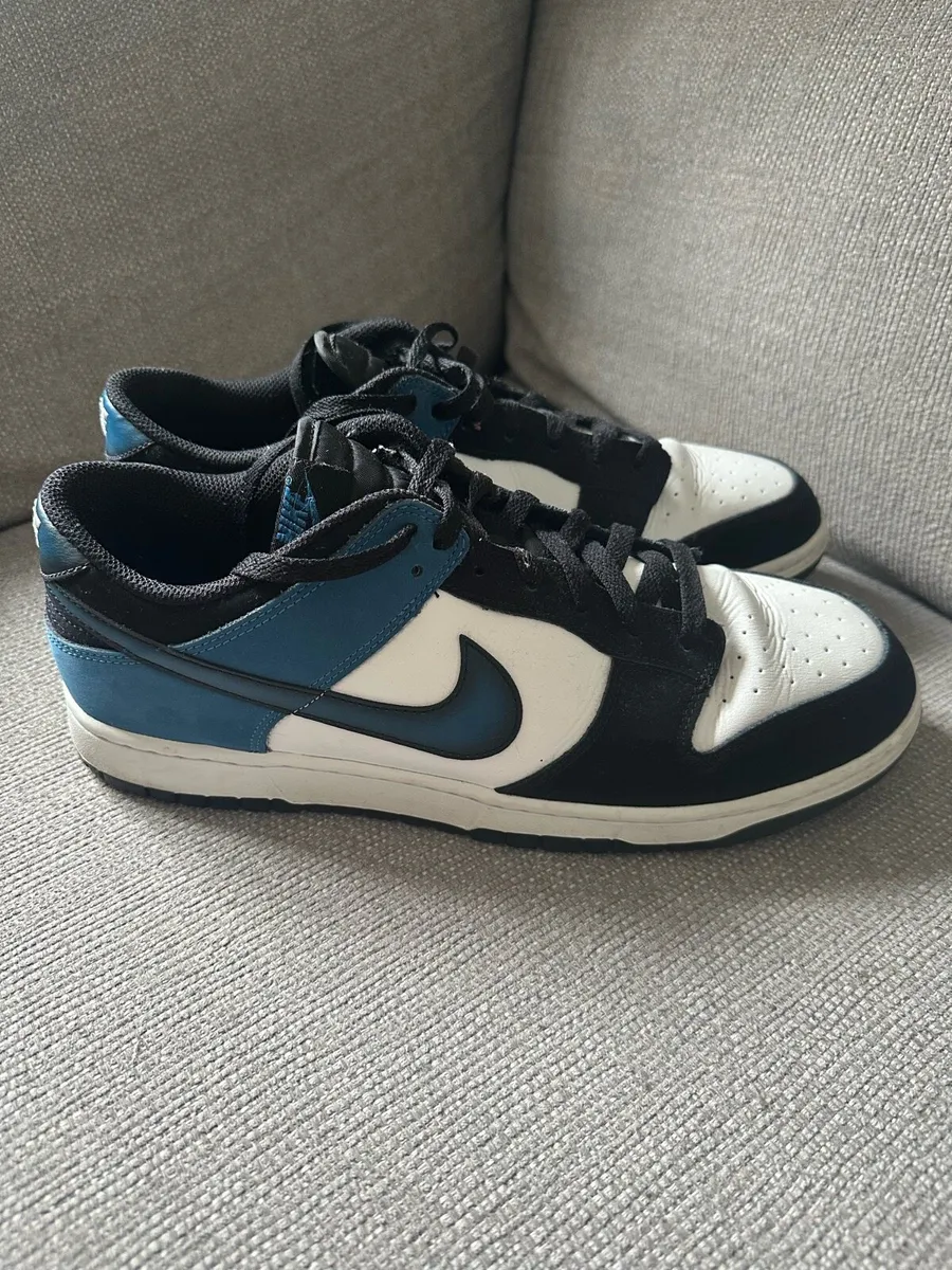 Nike Dunk Low Summit White and Industrial Blue - Image 1