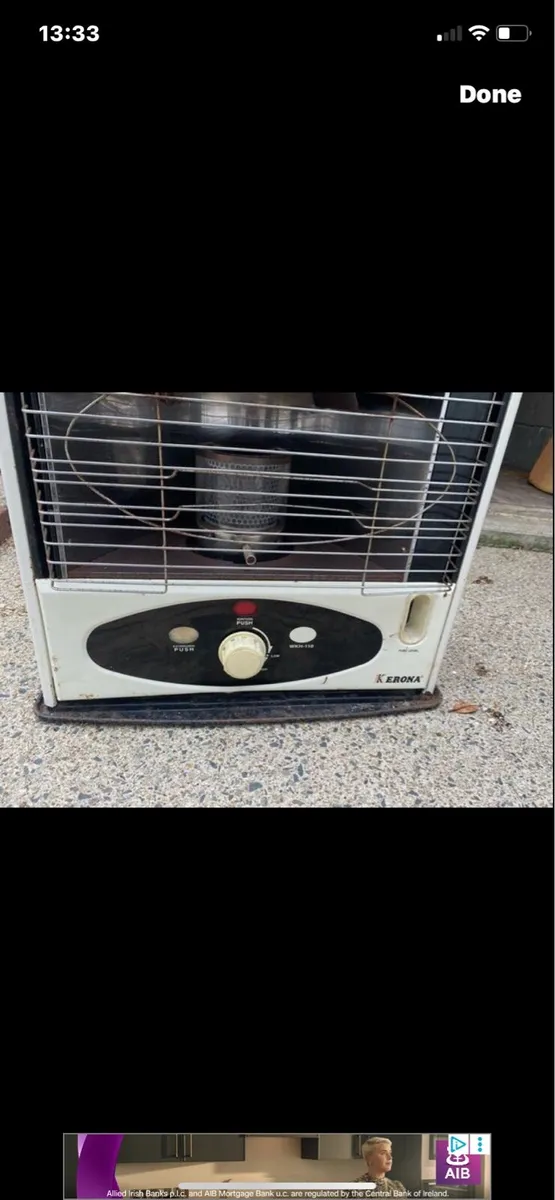 Kerosene heater just serviced with new wick fitted - Image 1