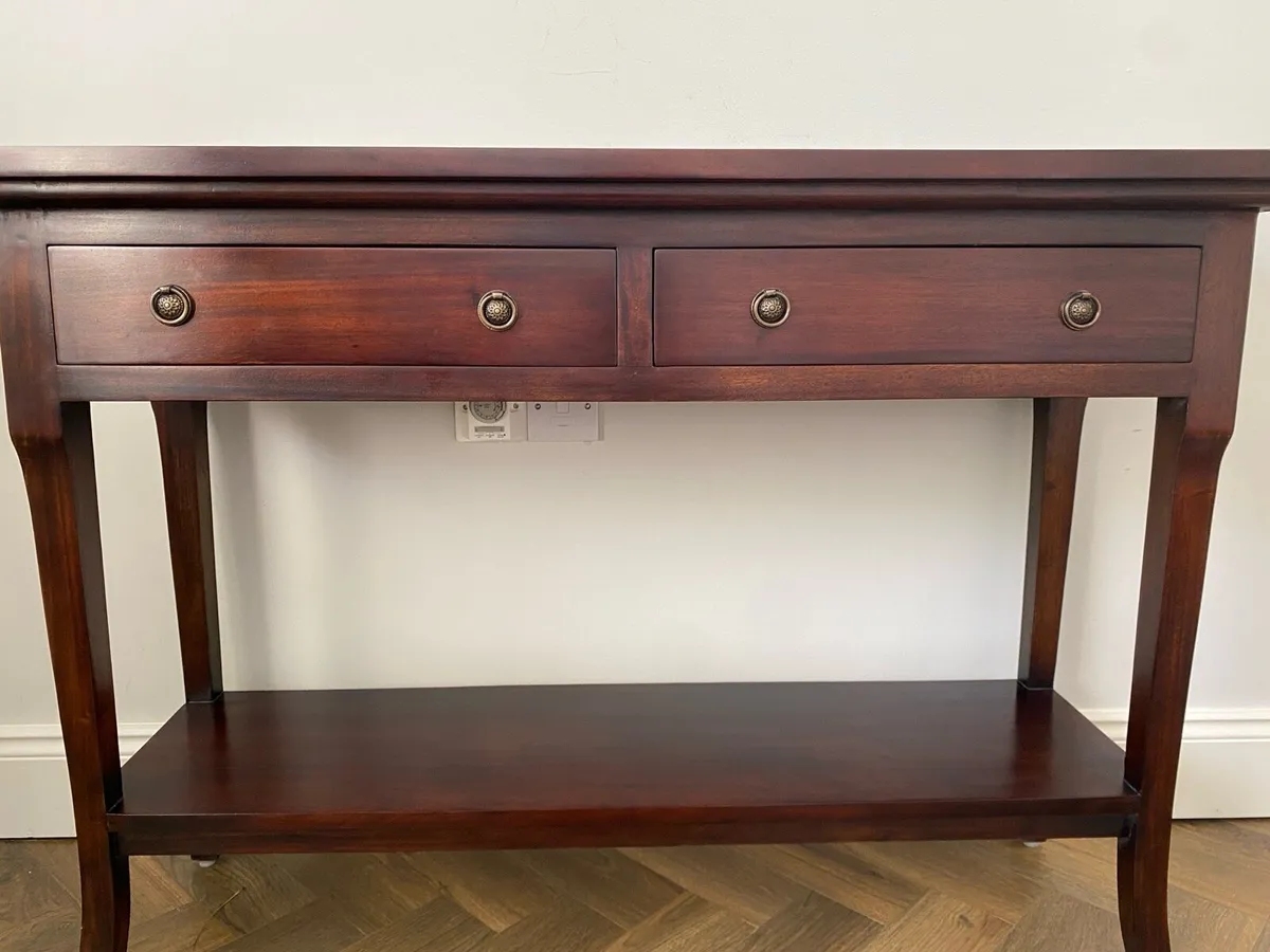 Mahogany hall / console table - Image 2