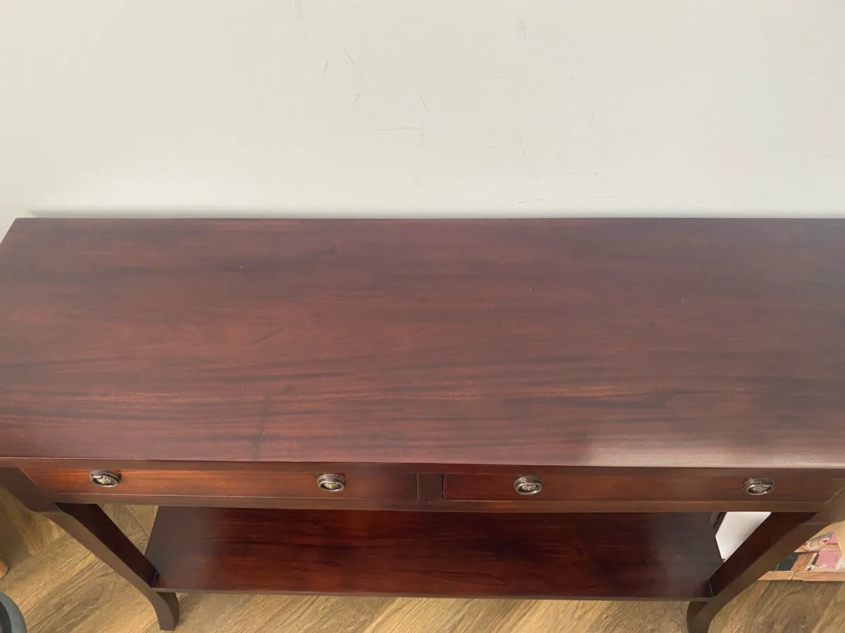 Mahogany hall / console table - Image 3