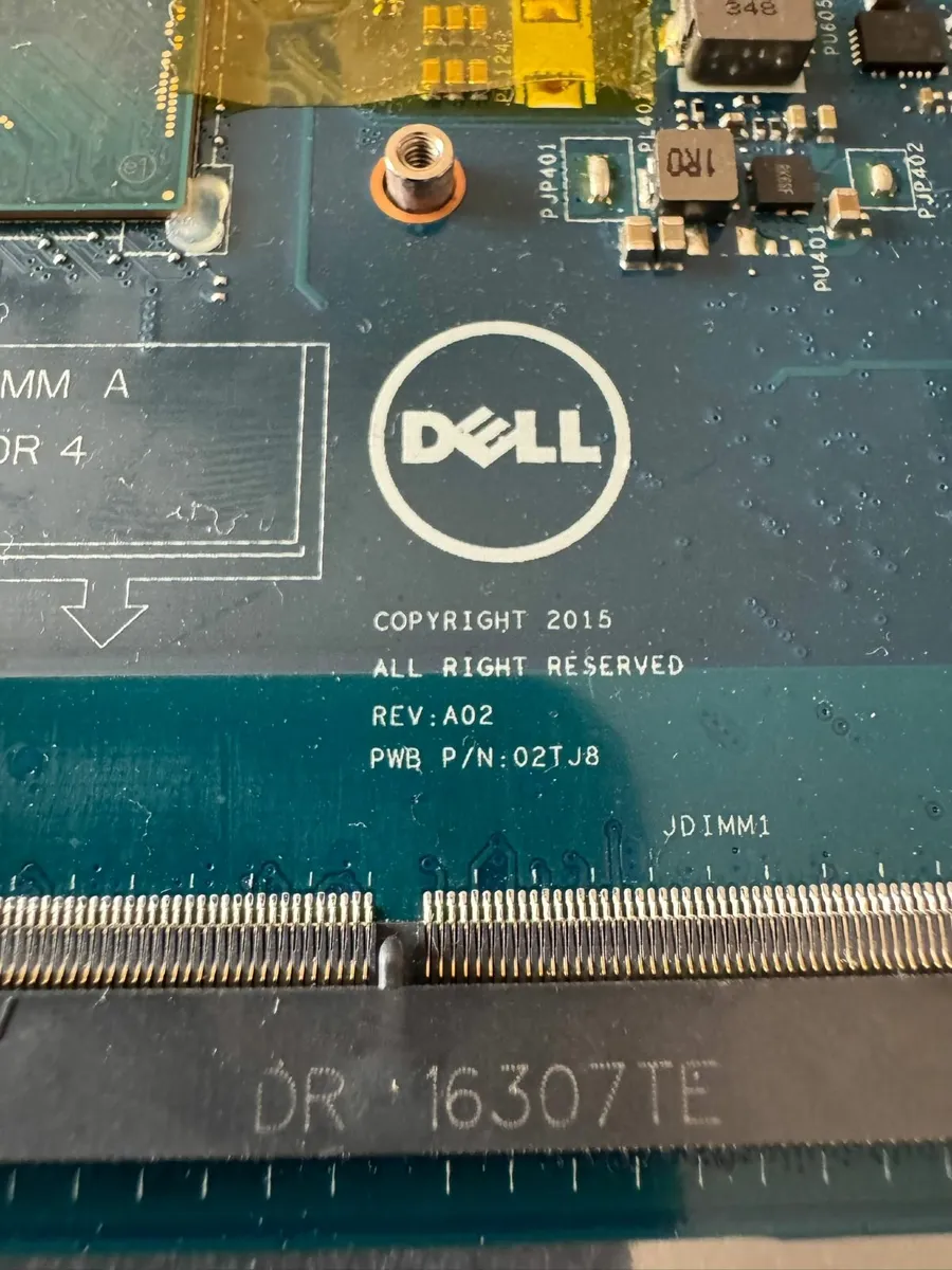 Motherboard Dell Latitude E5470 i7  LA-C831P - Image 2