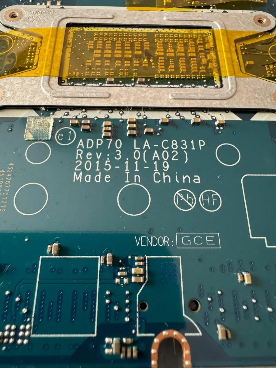 Motherboard Dell Latitude E5470 i7  LA-C831P - Image 4