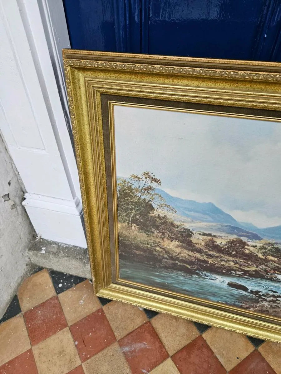 Vintage Print Picture The Mourne Mountains - Image 3