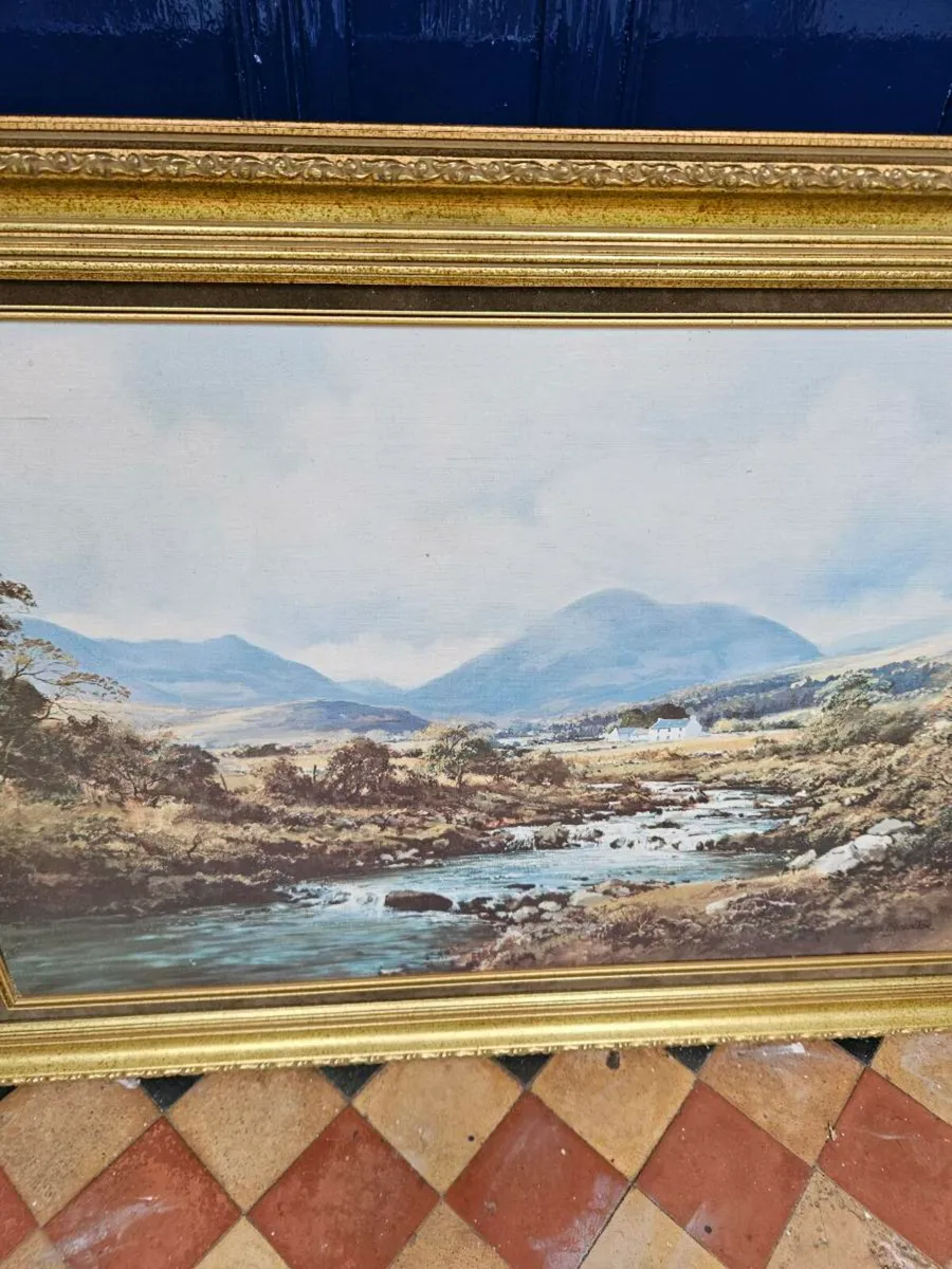 Vintage Print Picture The Mourne Mountains - Image 4