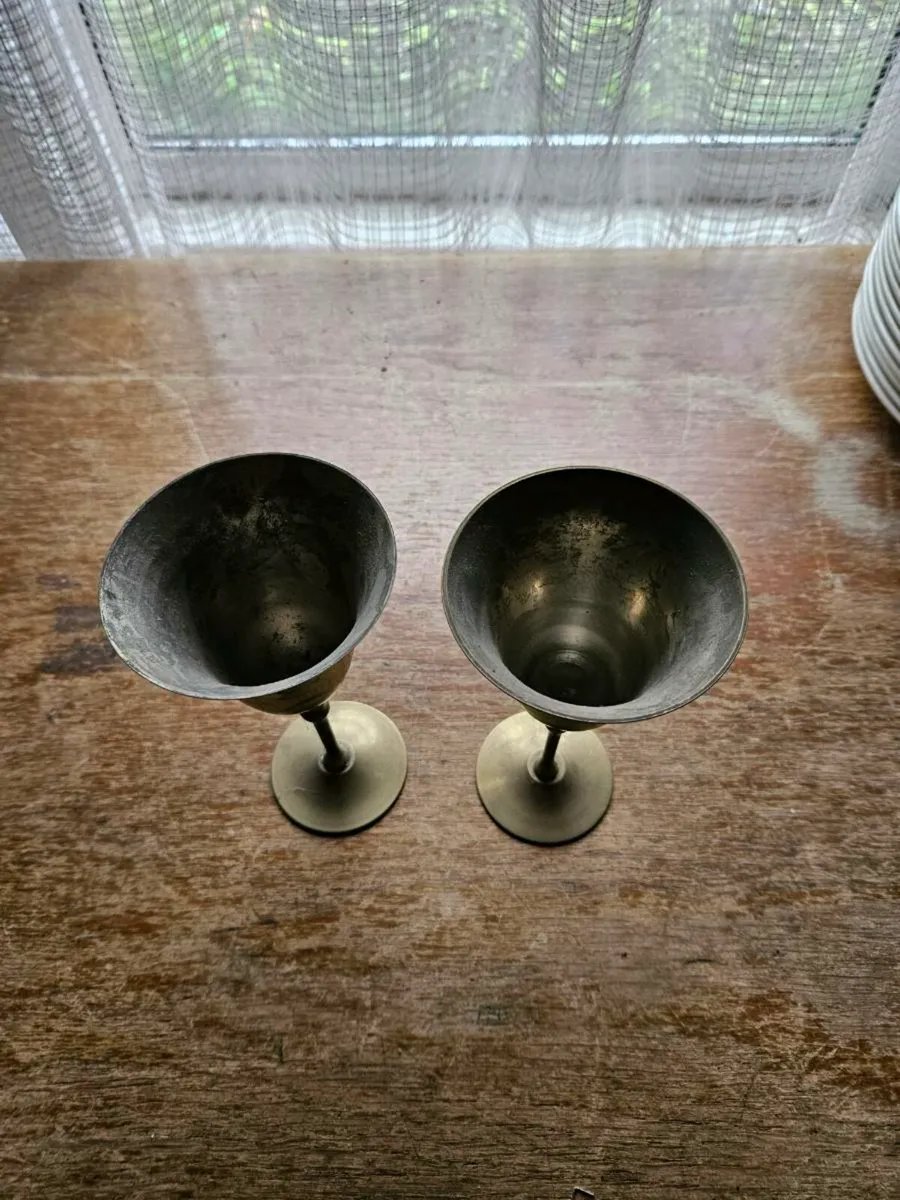Vintage Vrass Goblets - Image 2