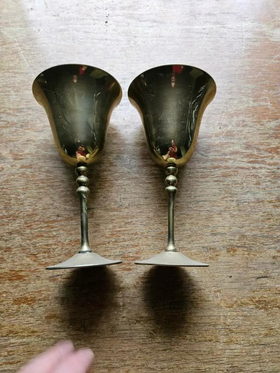 Vintage Vrass Goblets - Image 3