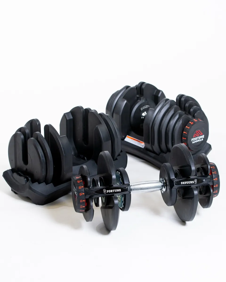 40kg adjustable Dumbbells Pair - Image 2