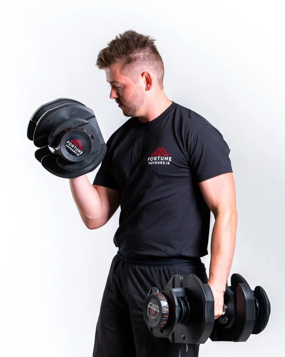 40kg adjustable Dumbbells Pair - Image 3