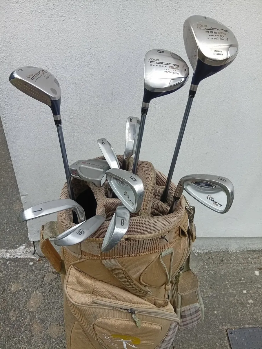 Left handed Cobra King Golf clubs - Image 2