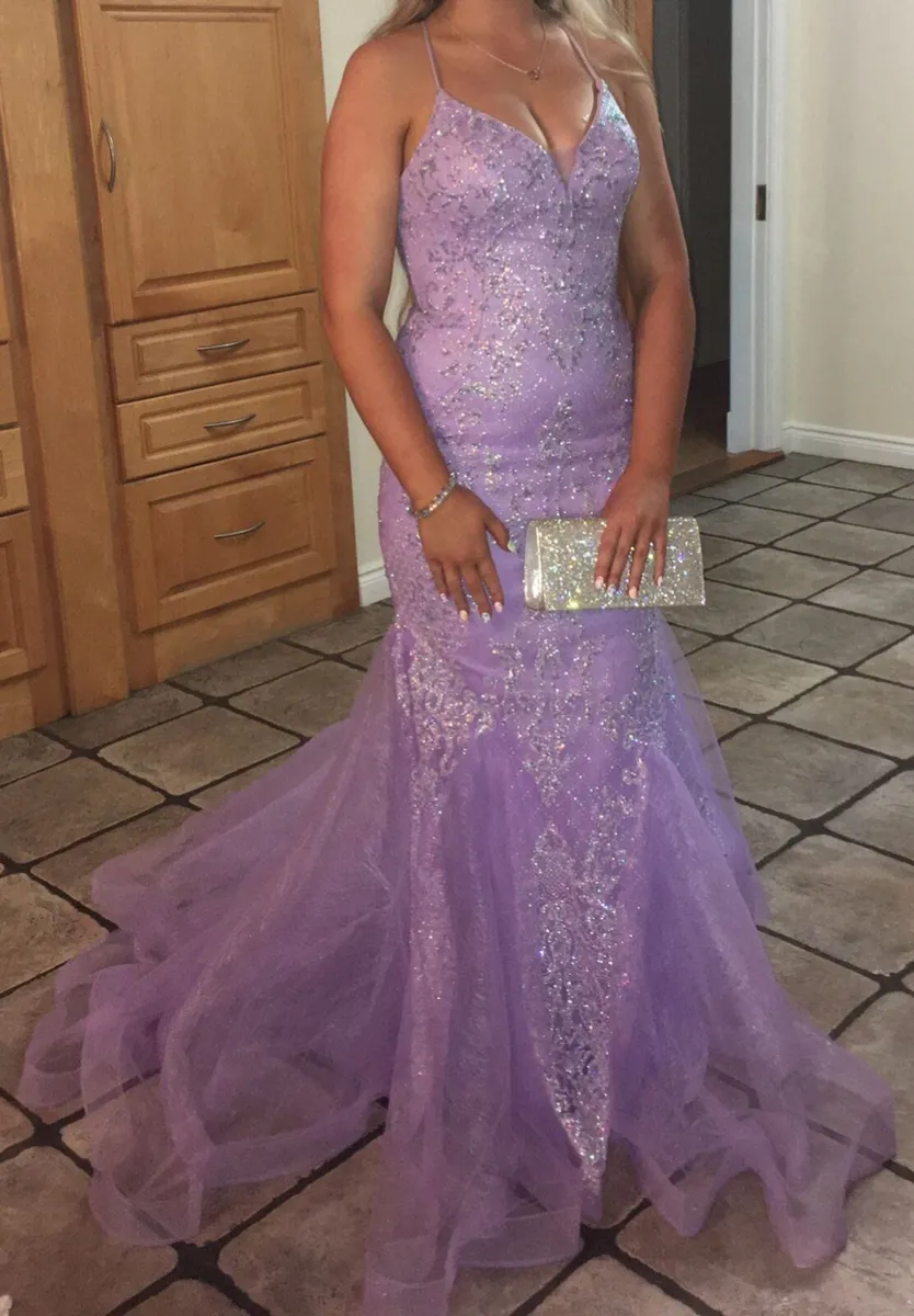 Stunning Lilac Debs Dress - Image 1