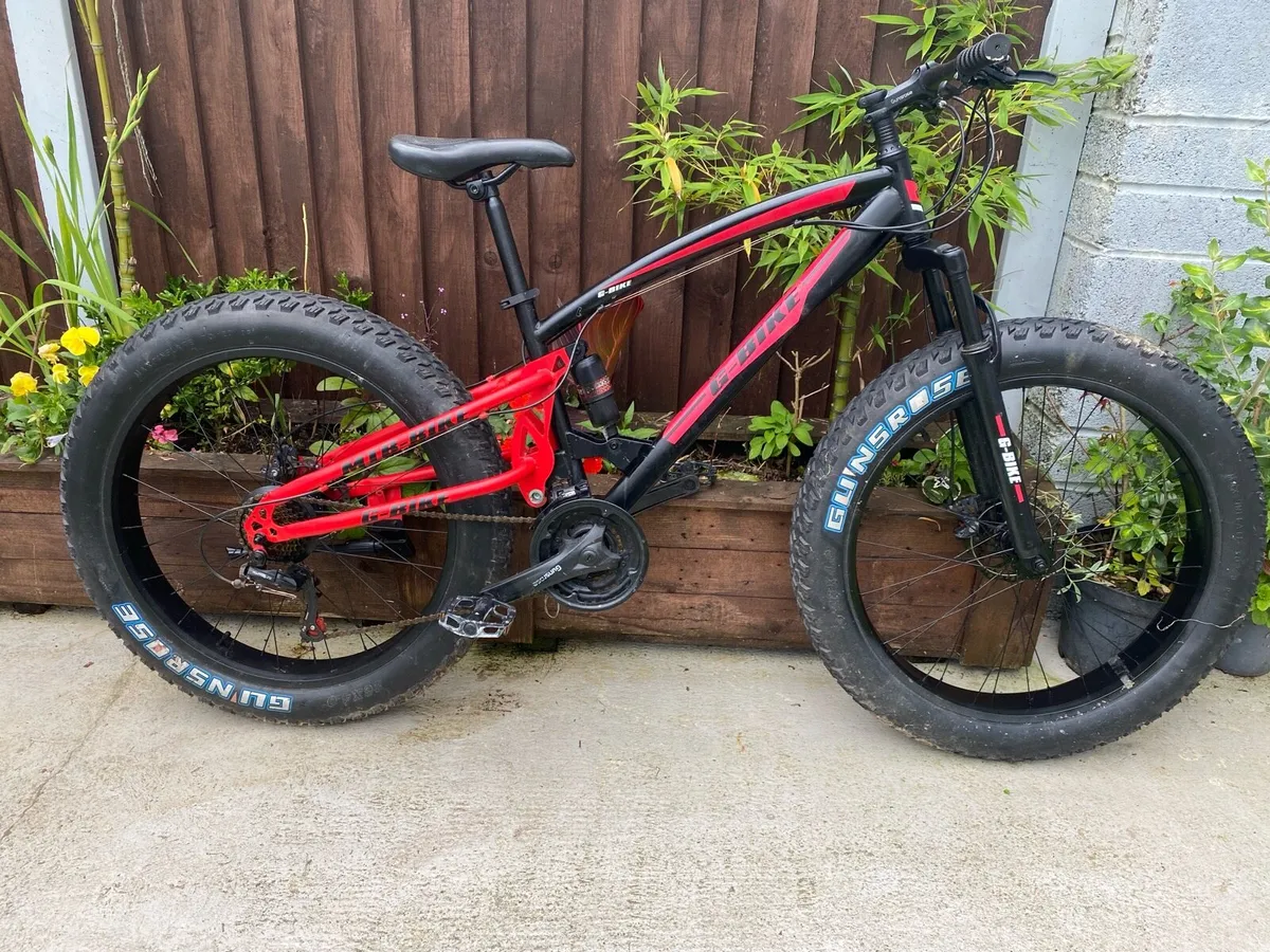 G-BIKE Fat bike 26x4.0 wheels disc breaks 21 - Image 1