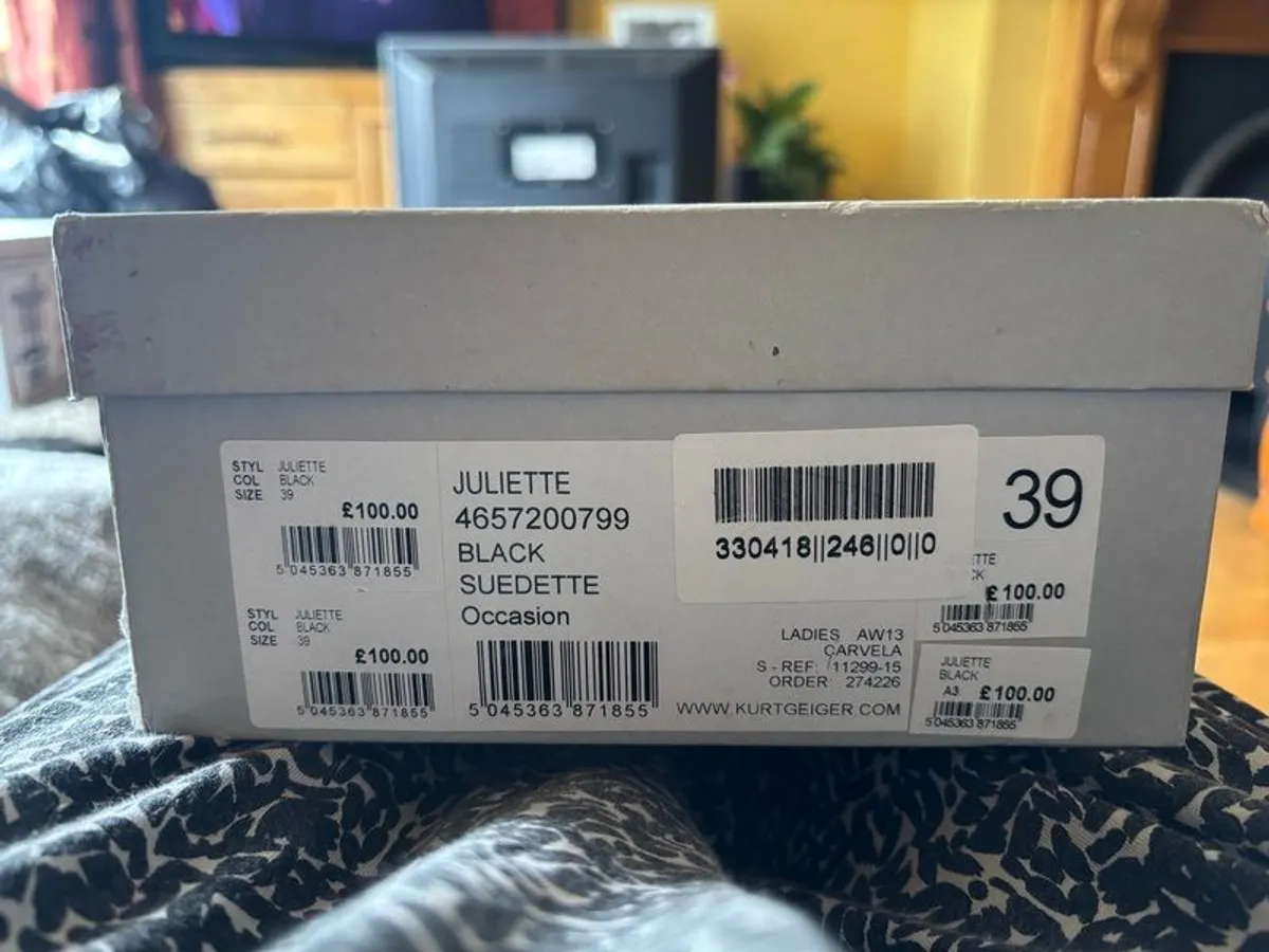 Fabulous Black Carvela Shoes - Image 2