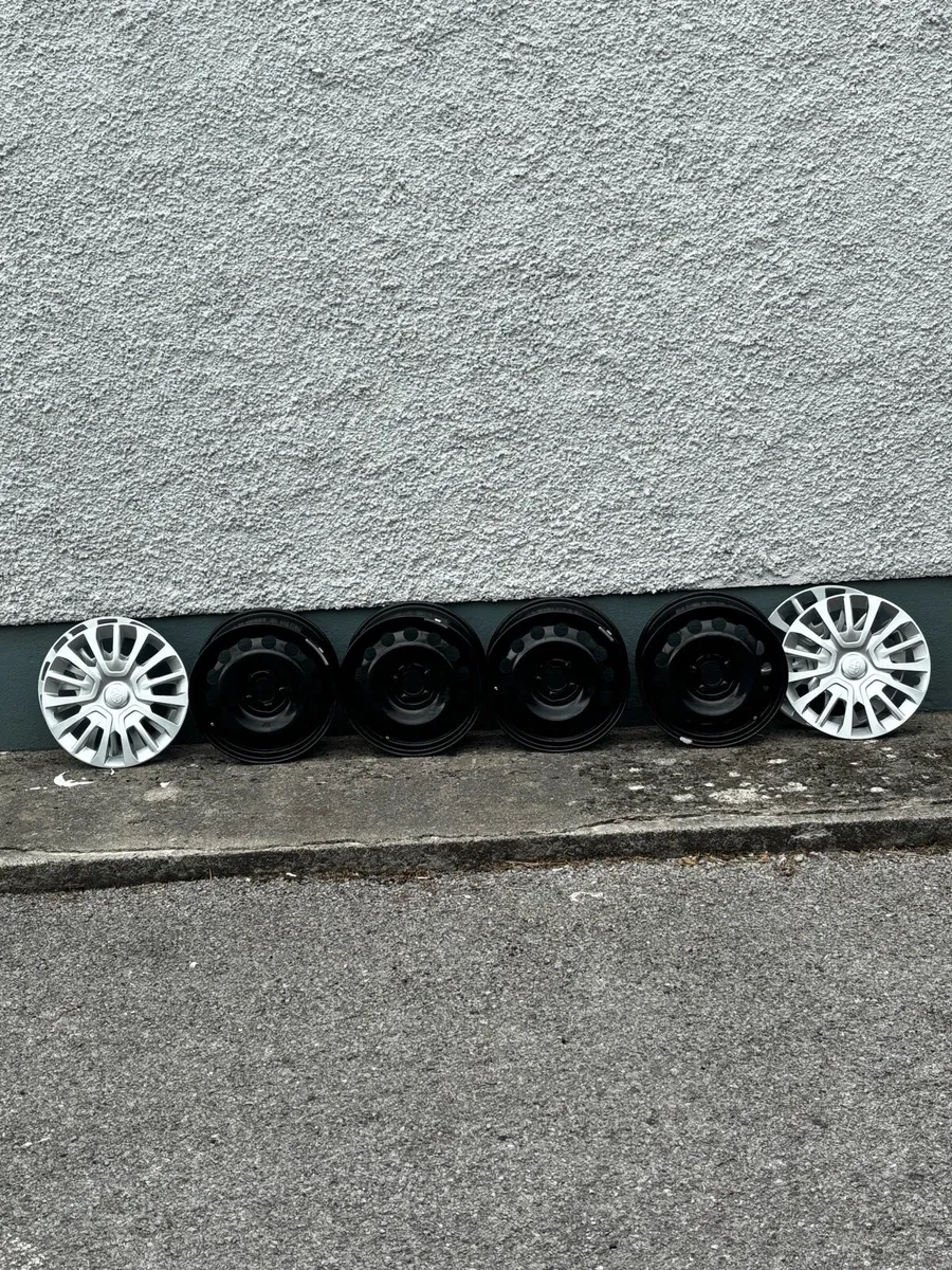 Toyota 16” Steel Rims & Caps - Image 1