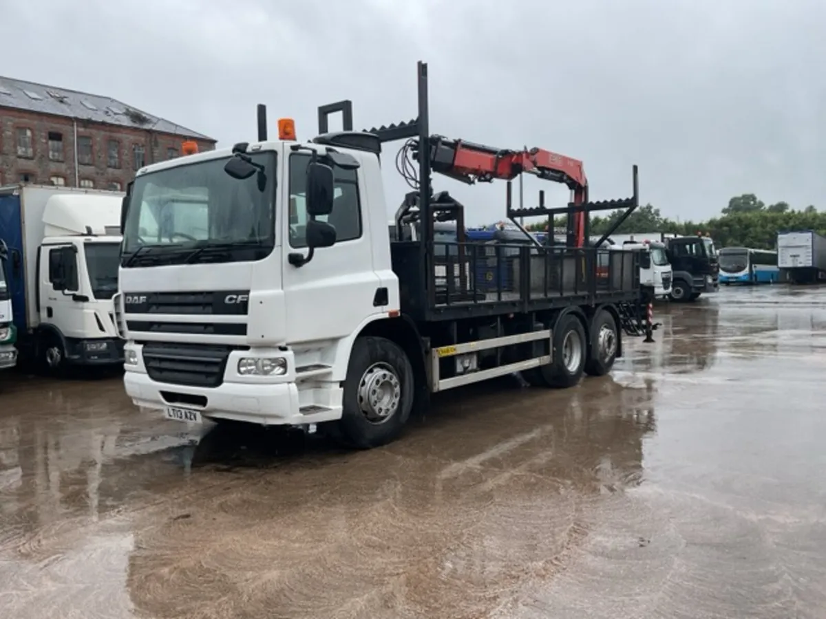 2013 DAF 75CF.360 6x2 Flat Block Grab - Image 3