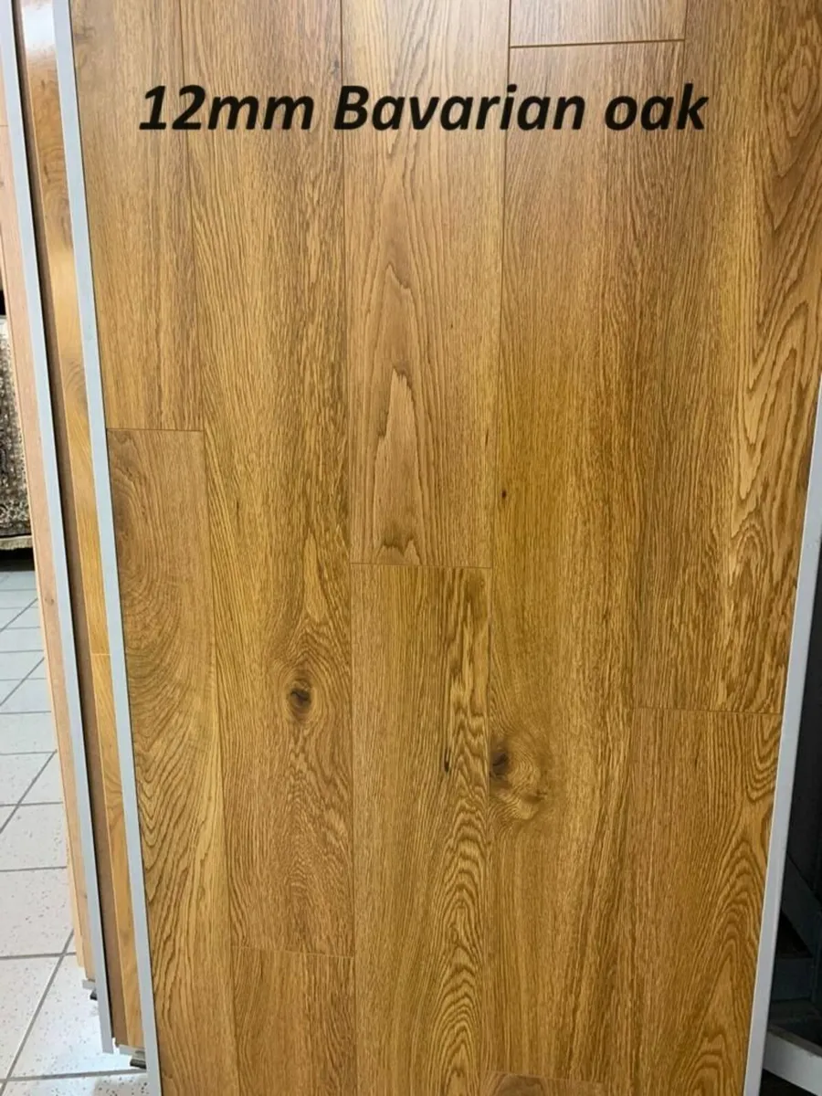 Durable 12mm Matte Finish Laminated Click Flooring - Image 1