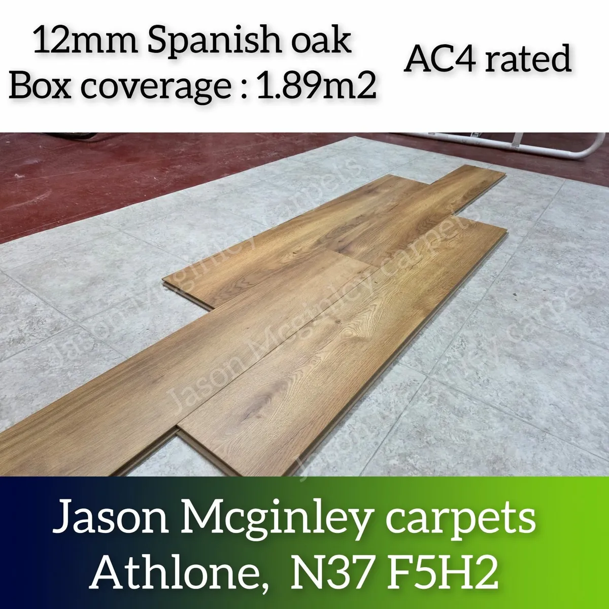 Affordable 12mm Matte Finish Laminated Click Floor - Image 4
