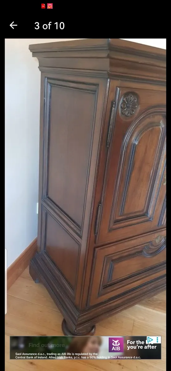 Antique Solid wood tv unit - Image 3
