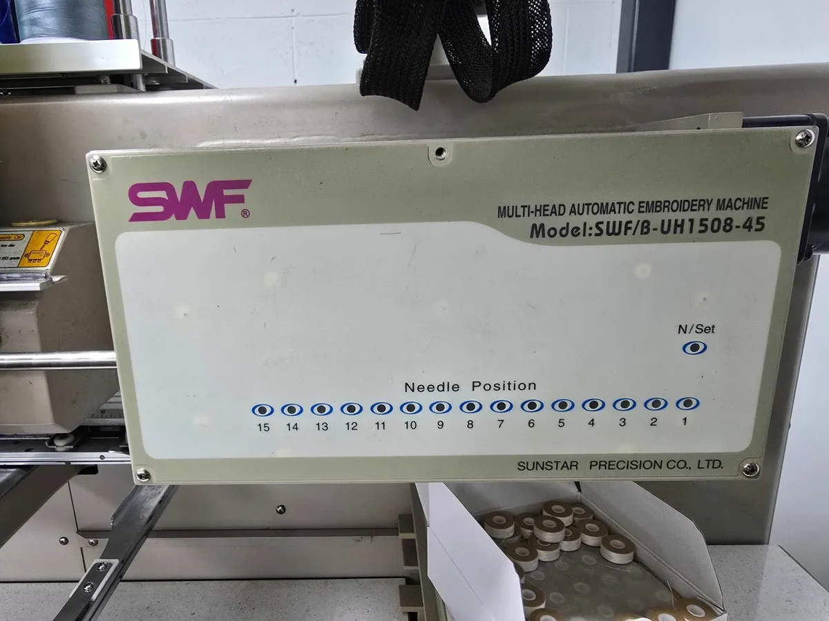 SWF 8 Head Multihead Embroidery Machine - Image 3