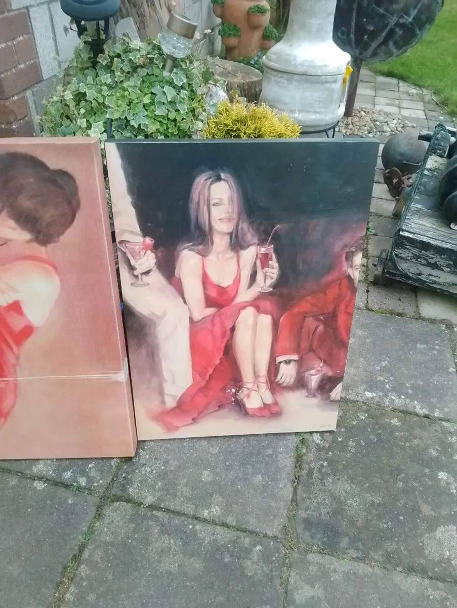 2 gorgeous matching canvas - Image 4
