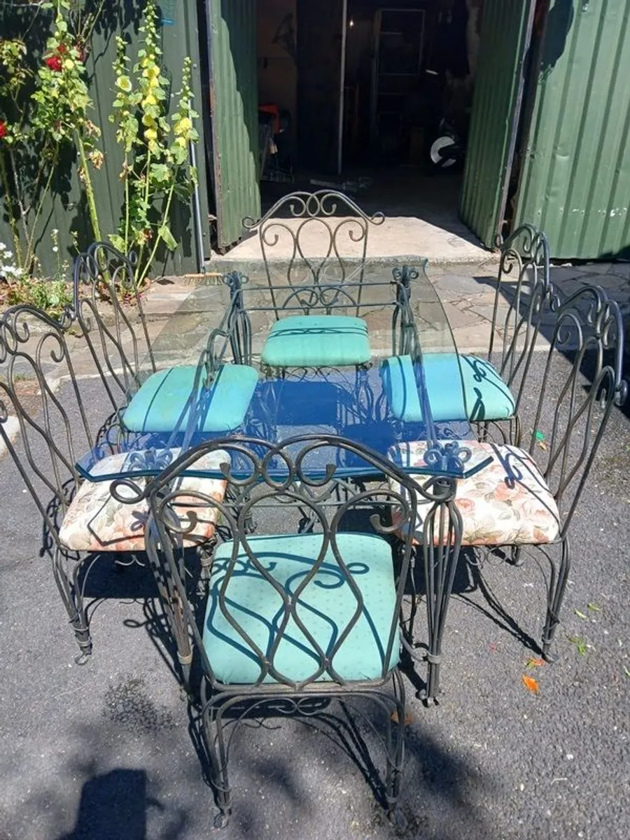 Wrought Iron Garden Set - Image 1