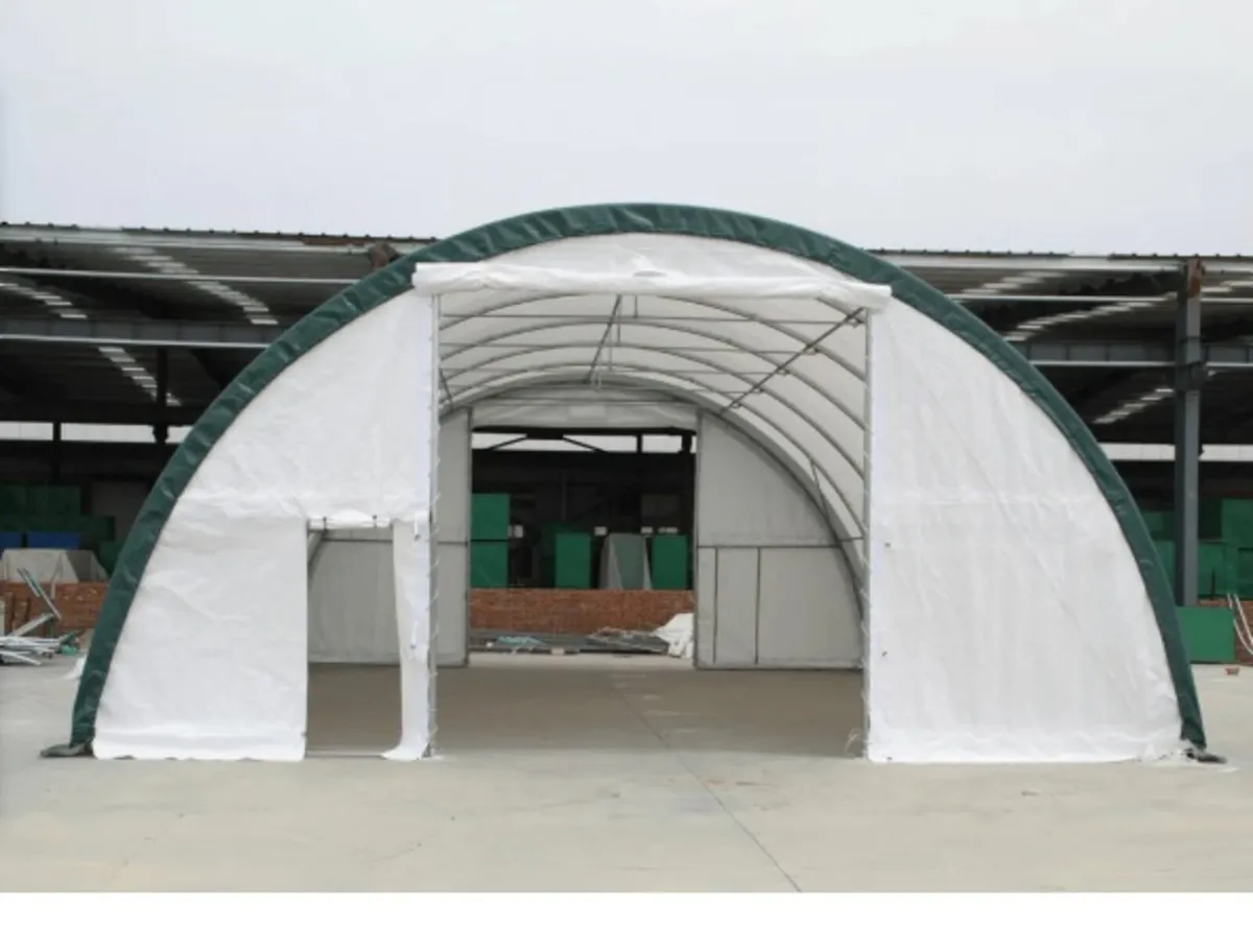 PVC Storage Shelter 30ft x 85ft x 15ft **Auction** - Image 3