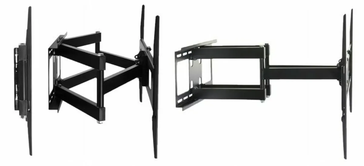 Tv Ceiling Mount Bracket Tilt Swivel 43"-80" - Image 1