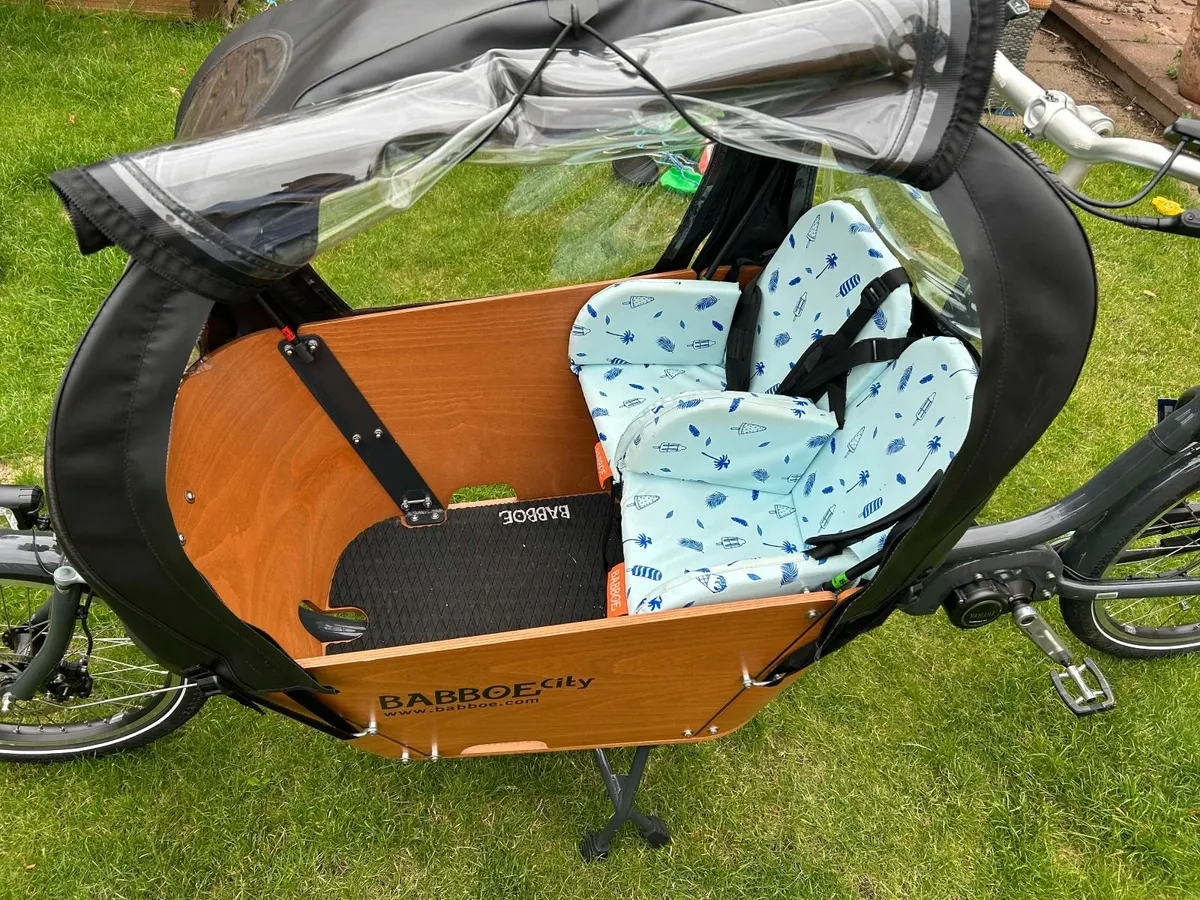 Babboe City Mountain E-Cargo bike, barely used. - Image 3