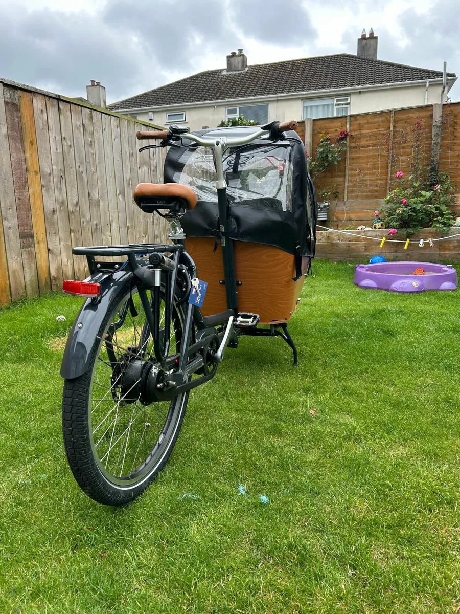 Babboe City Mountain E-Cargo bike, barely used. - Image 4