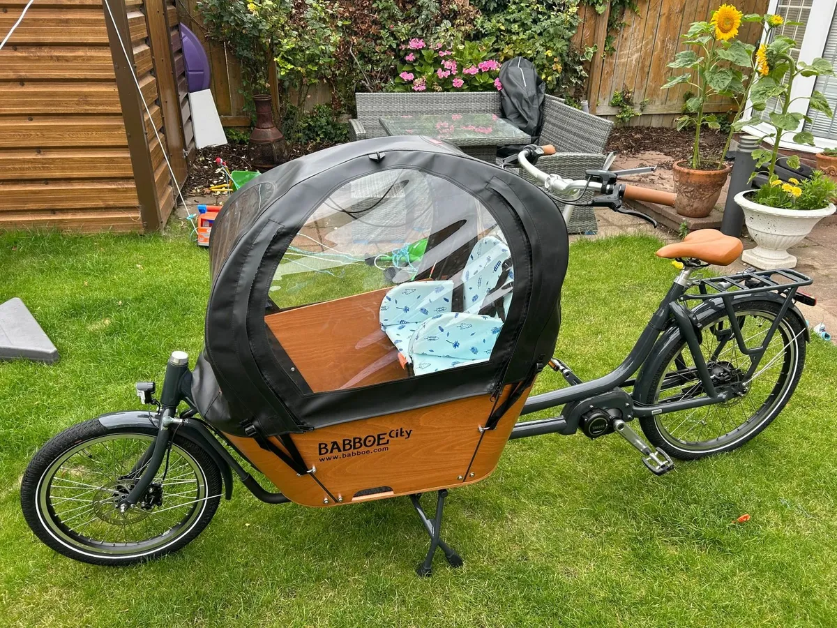 Babboe City Mountain E-Cargo bike, barely used. - Image 1