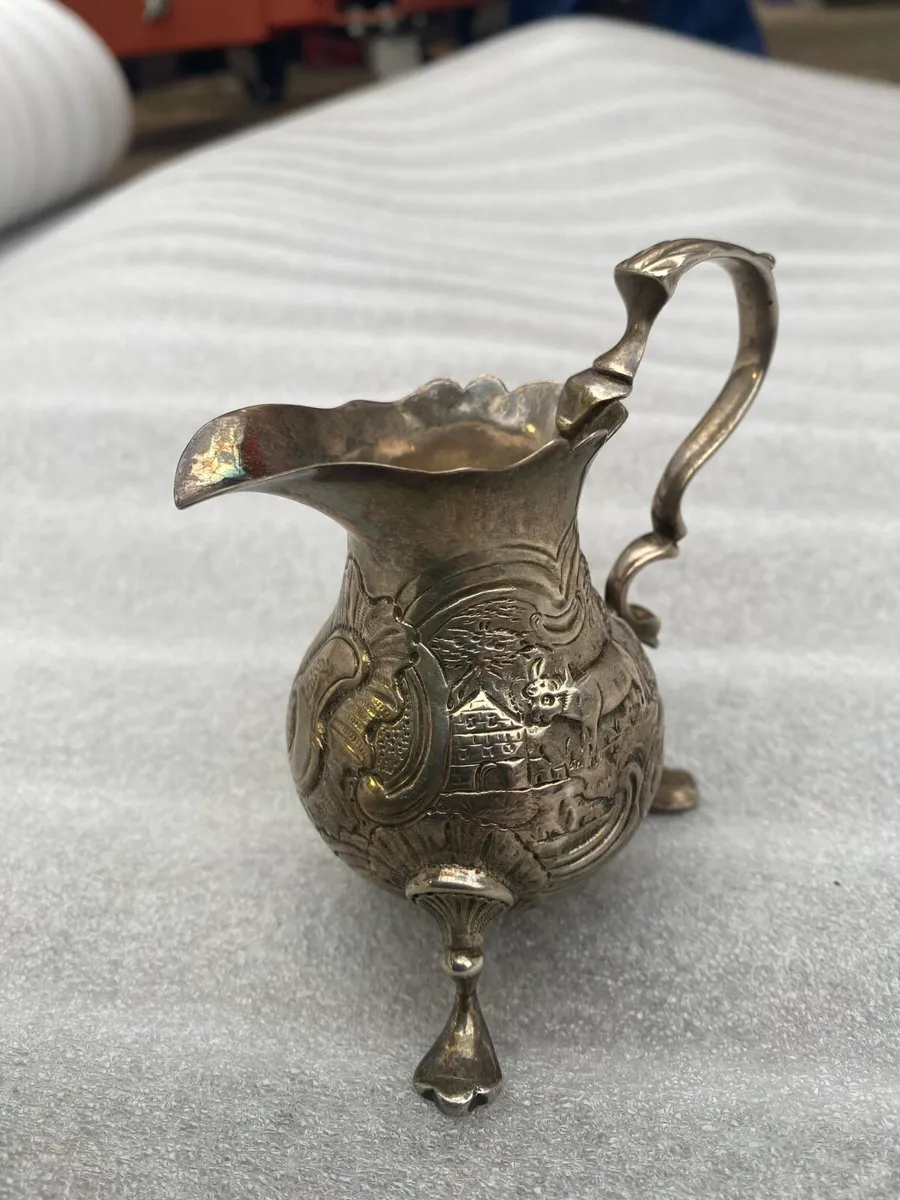 Antique Silver Creamer - Image 1