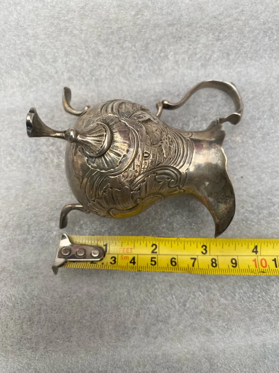Antique Silver Creamer - Image 2