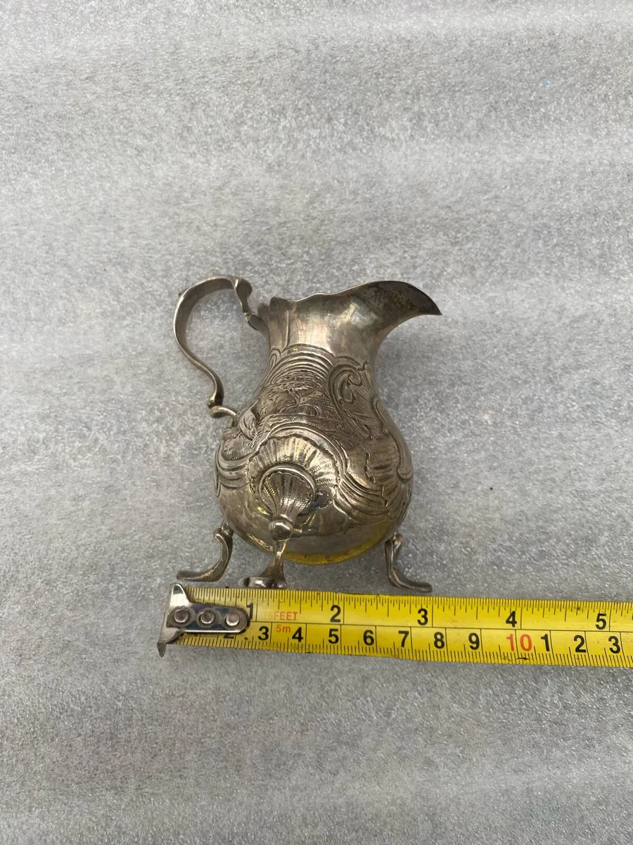 Antique Silver Creamer - Image 4