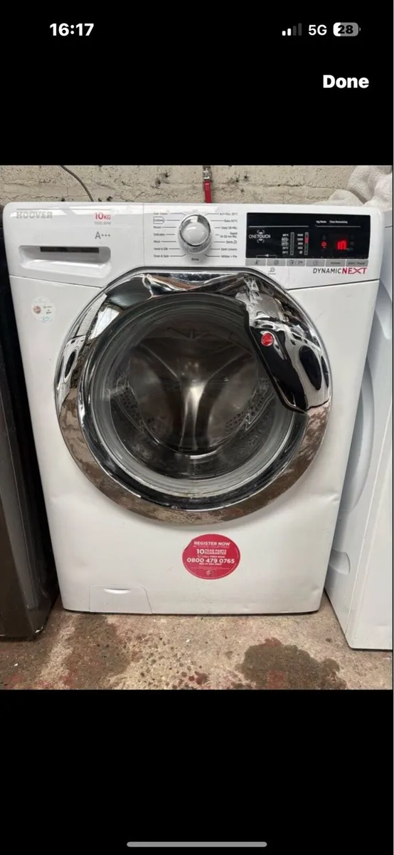 Hoover Washing Machine 10kg Drum
