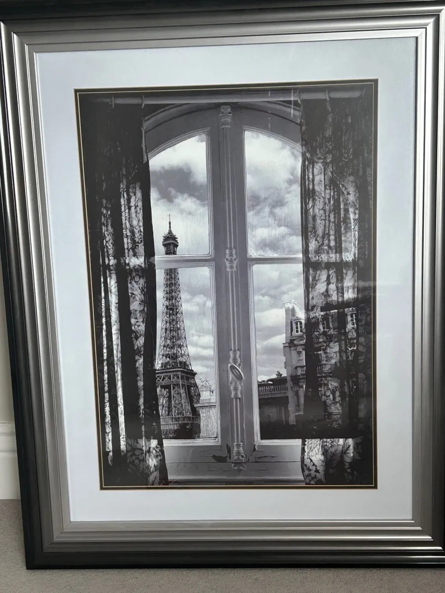 Large Parisian framed print , ideal hall, landing - Image 2