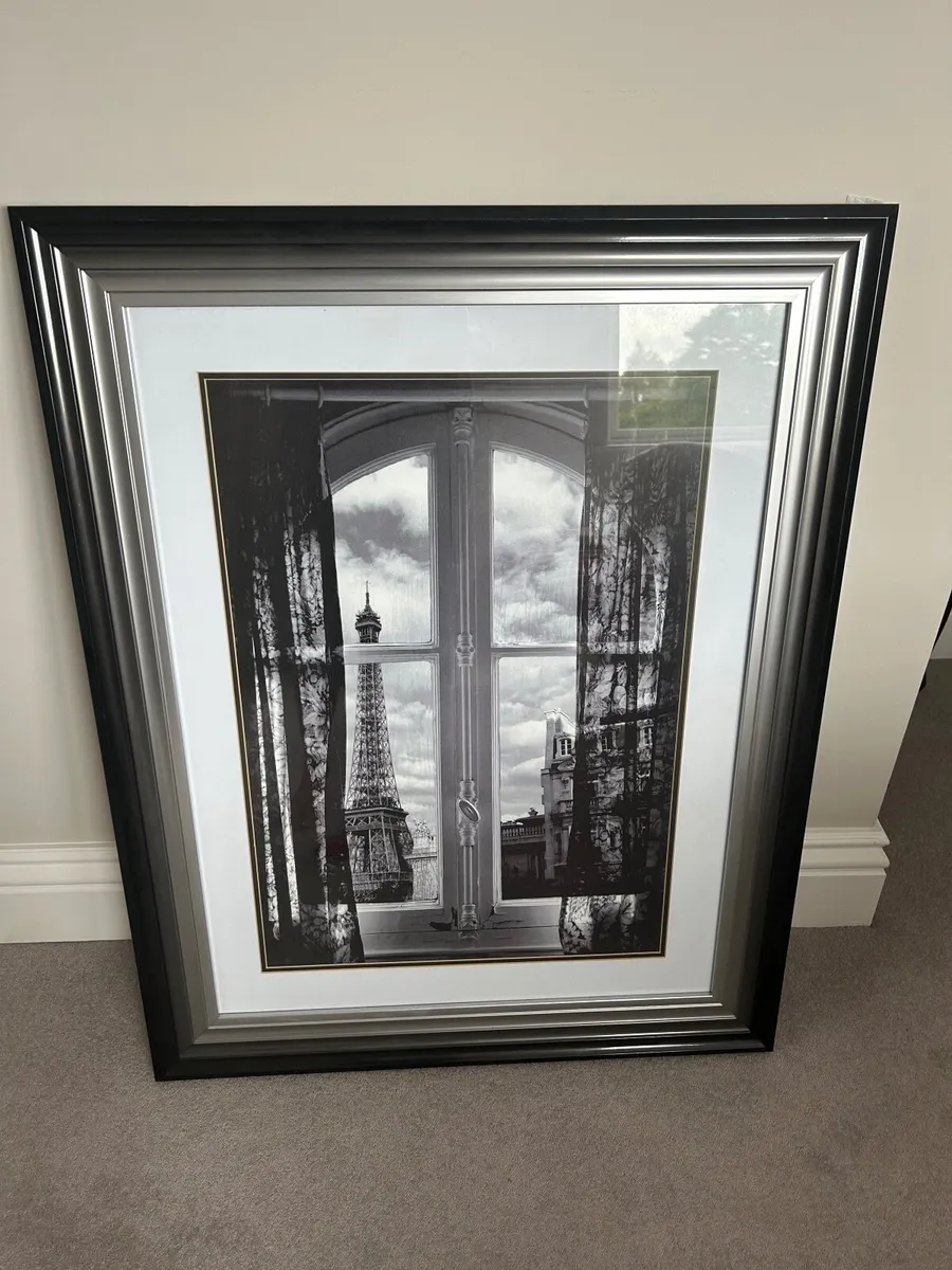 Large Parisian framed print , ideal hall, landing - Image 3