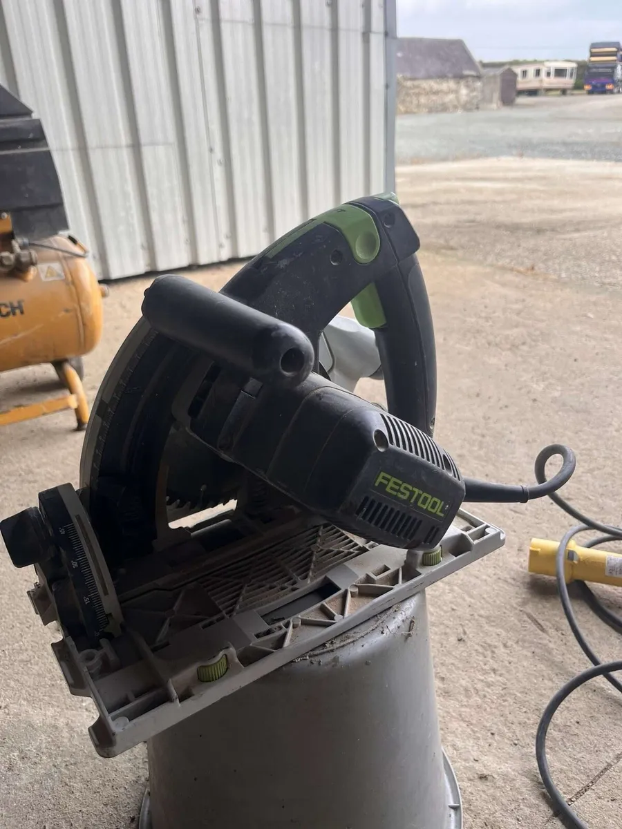 Festool plunge saw with rail - Image 1