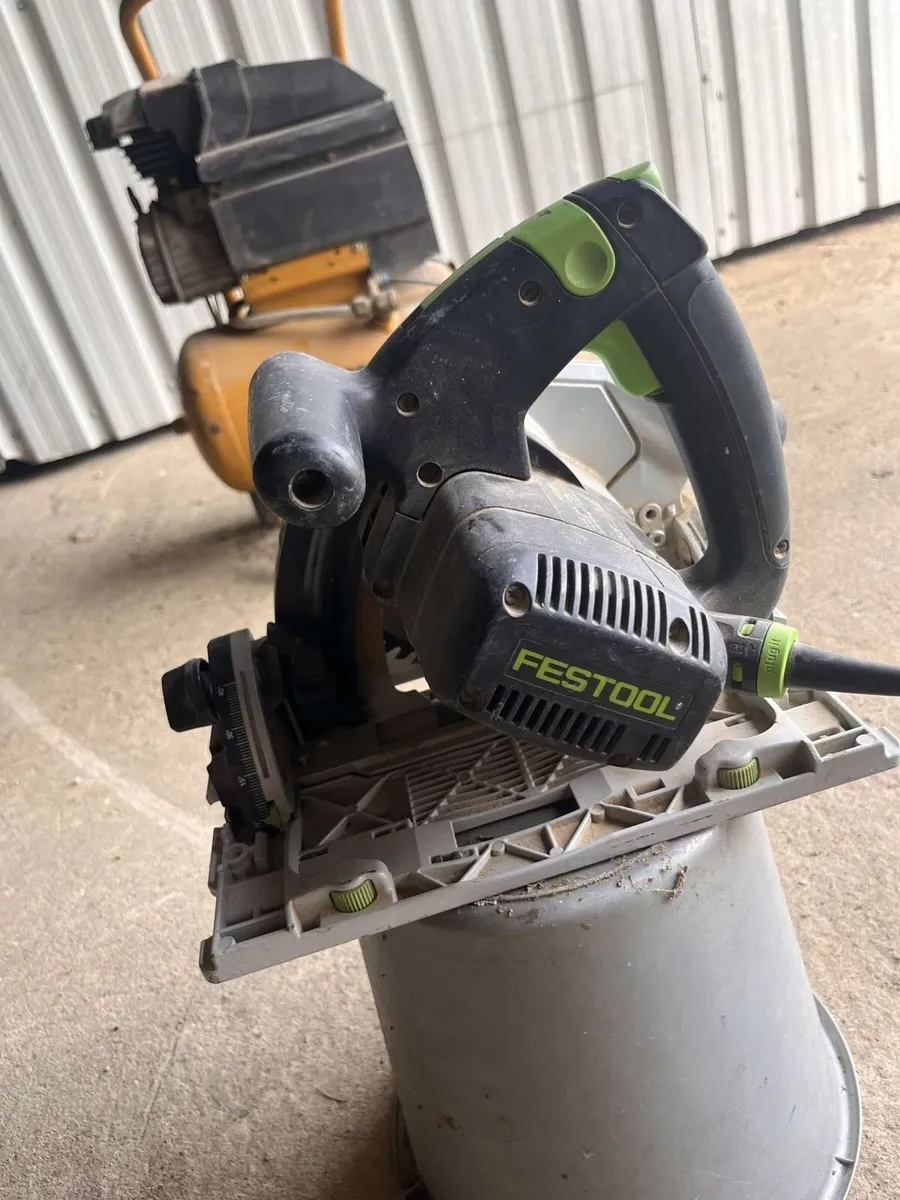Festool plunge saw with rail - Image 2