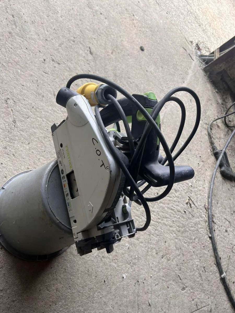Festool plunge saw with rail - Image 3
