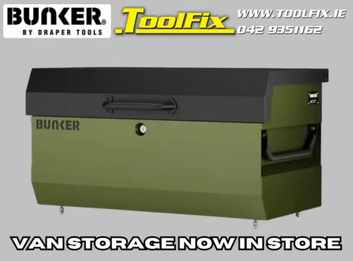 Bunker Van Storage Now in Store in ToolFix - Image 1