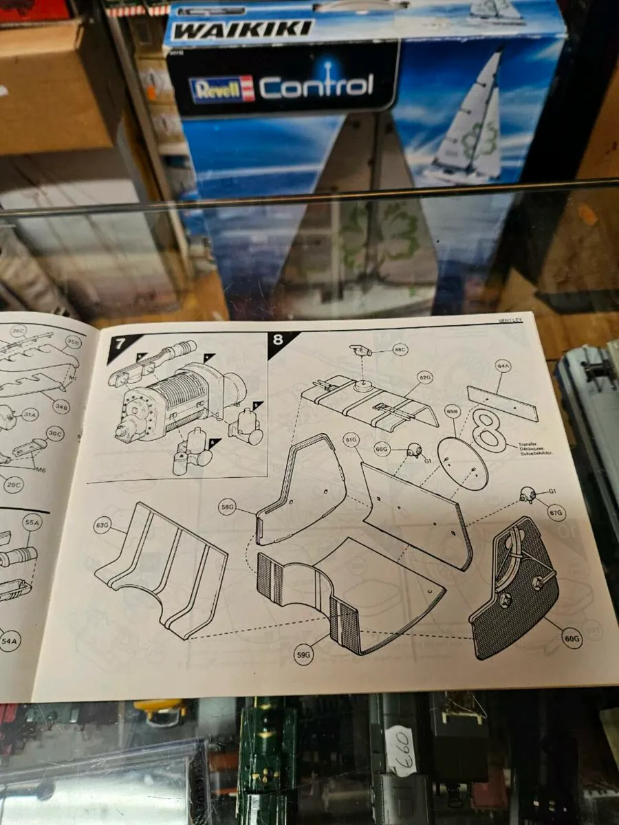 Vintage Airfix Instruction Manual for Bentley 1:12 - Image 3