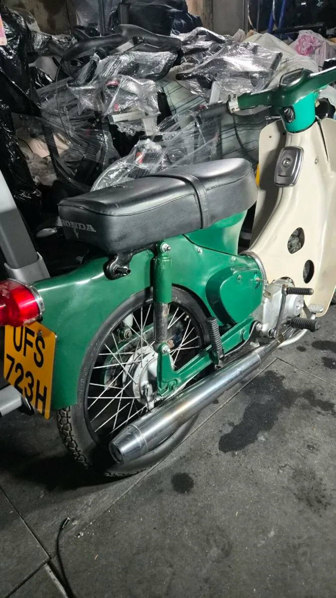 1970 HONDA 50 C IN RARE ORIGINAL GREEN HISTORIC - Image 4