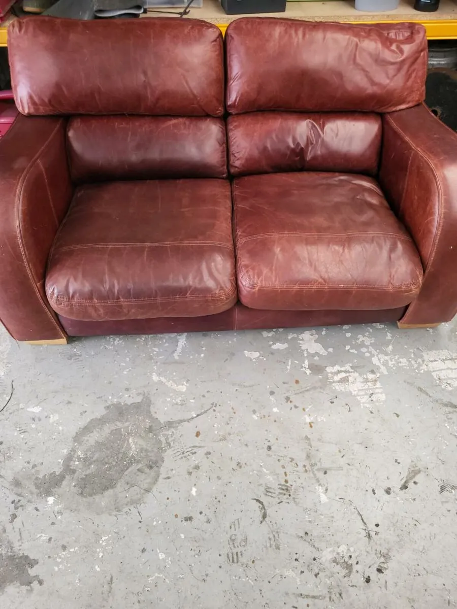 Leather sofa - Image 3